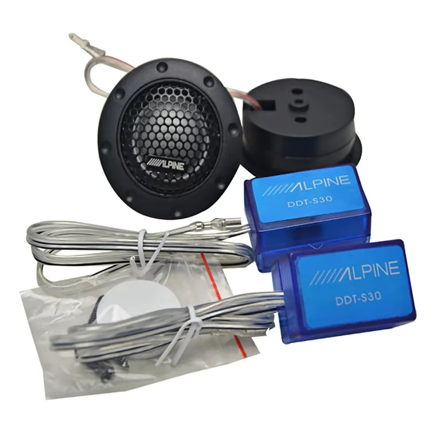 ZUIMI DDT-S30 Auto-Hochtöner mit Seidenmembran in Schwarz, 180W Hochleistungs-Audiolautsprecher für deine Fahrzeugmodifikation - Bild 2