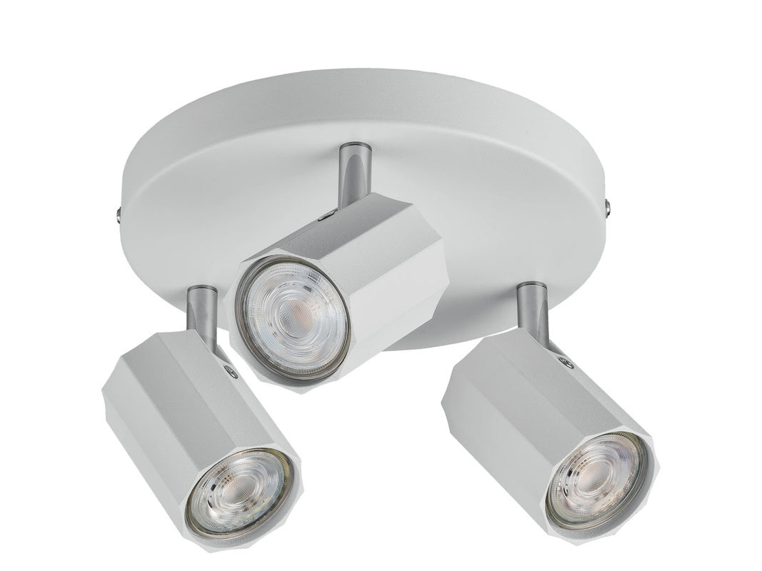 LIVARNO HOME Schienenleuchte mit 3 neigbaren und schwenkbaren LED-Spots in Mattweiß - Bild 4