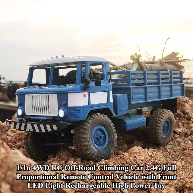 AT 99 MODEL 4WD RC Offroad-Kletterauto, ferngesteuertes Fahrzeug, 1:16, mit Vorder-LED-Licht - Bild 1
