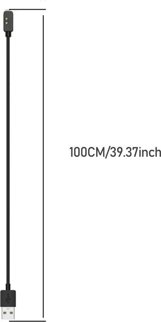Xiaomi Ersatz-Ladegerät USB Ladekabel für Redmi Watch 2/3/2Lite, Redmi Band Pro und Mi Band 7 Pro in Schwarz - Bild 1