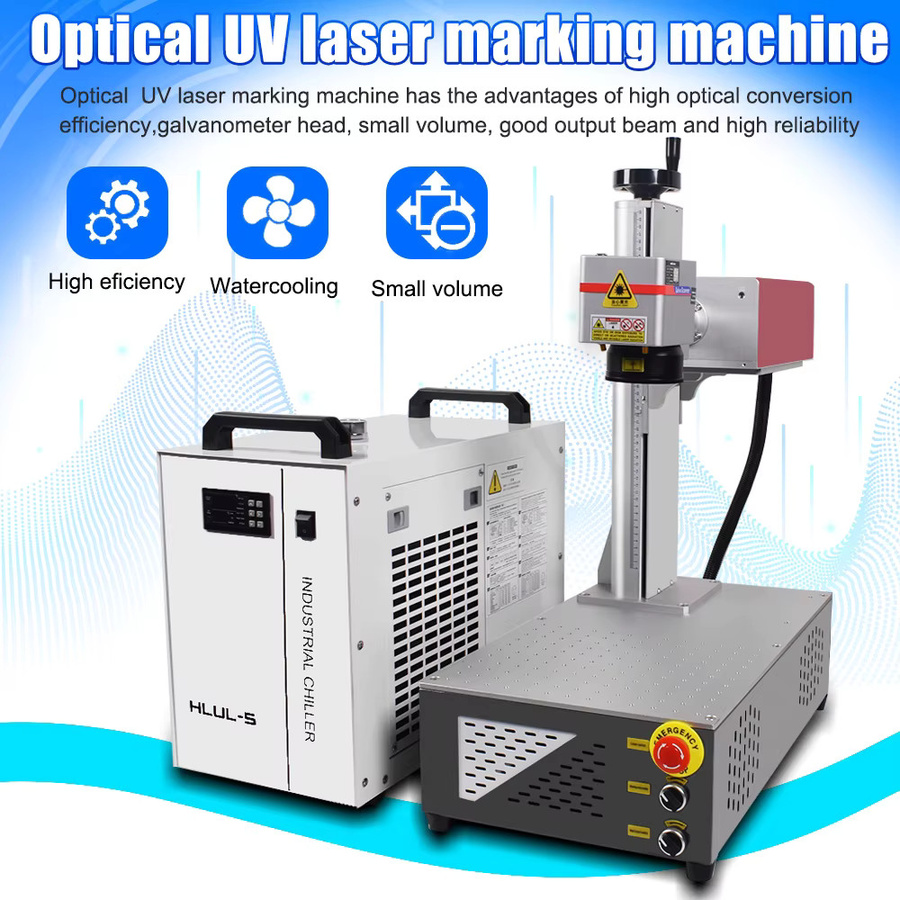ACHI CRS 15 W UV-Laserbeschriftungsmaschine für Glas, Kristall, Metall, Kunststoff und Holz in Weiß - Bild 2