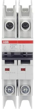 ABB SU202MR-K2 Leitungsschutzschalter 2A 400V grau - Bild 1