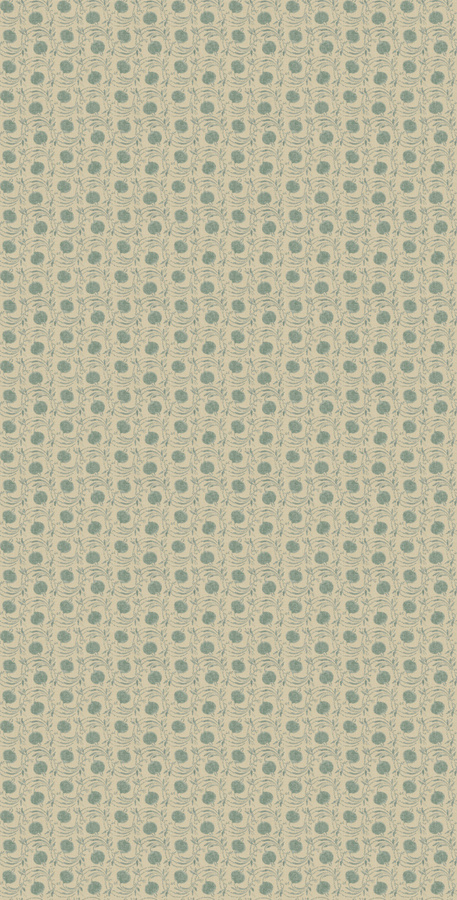 GP & J Baker Tapete Seed Pod in Aqua mit botanischem Abstract-Muster, Vlies-Tapete in Blau, Grün und Türkis - Bild 1