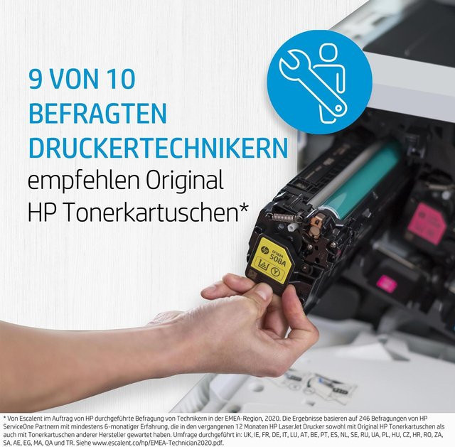 HP Original LaserJet Tonerpatrone 658A W2000A in Schwarz für Color LaserJet Enterprise M751dn und M751n - Bild 1
