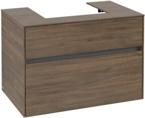 V&B Waschtischunterschrank Collaro in Arizona Oak, B/T/H: 80 x 54,8 x 50 cm, WT mittig - Bild 1