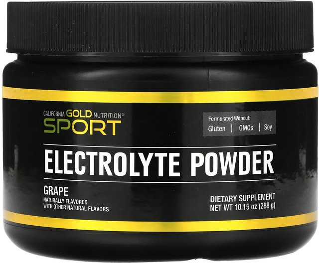 California Gold Nutrition Elektrolytpulver Natürlicher Traubengeschmack 288 g - Bild 1