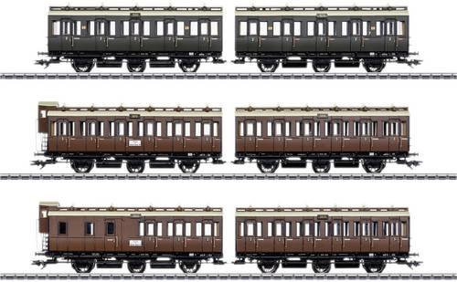 Märklin 42047 H0 6er-Abteilwagen-Set der KPEV, 1:87