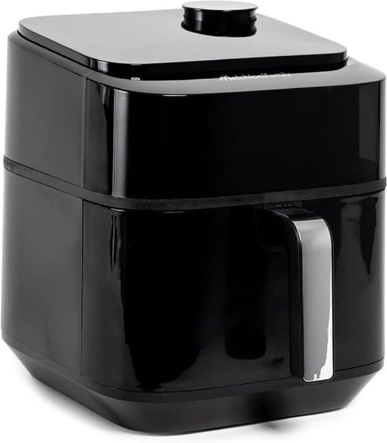 Melchioni Heißluftfritteuse Chiara in Schwarz mit Soft-Dampf-Funktion, Doppelheizelement und 6,5 l Volumen - Bild 1