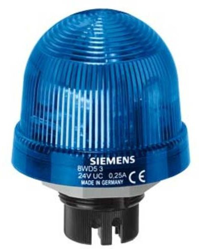 Siemens Signallampe 8WD5320-0CF Blau Durchmesser: 7 cm, Höhe: 6,6 cm - Bild 1