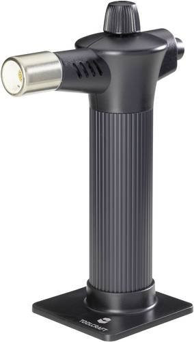 TOOLCRAFT MT-6804 Gasbrenner mit Piezozünder, schwarz, bis 1300°C - Bild 1