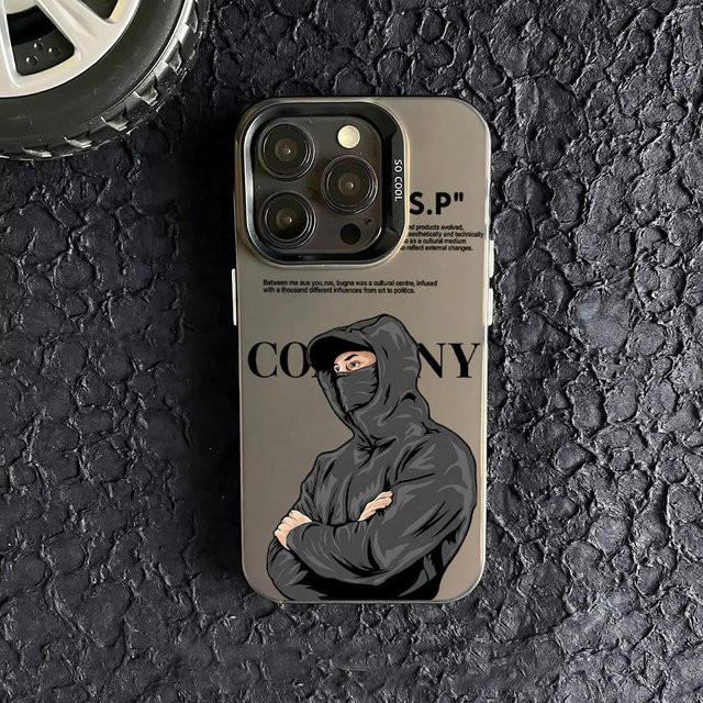 C-ComPanys-luxury-C-Cp Schutzhülle für iPhone mit matter Rückseite in Schwarz und Grau - Bild 1