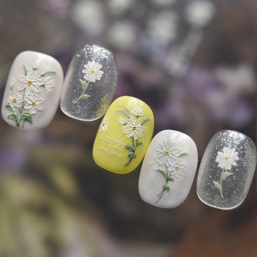 NAILFYOU Nagelkunst-Aufkleber, Blumenmuster, Damen - Bild 2