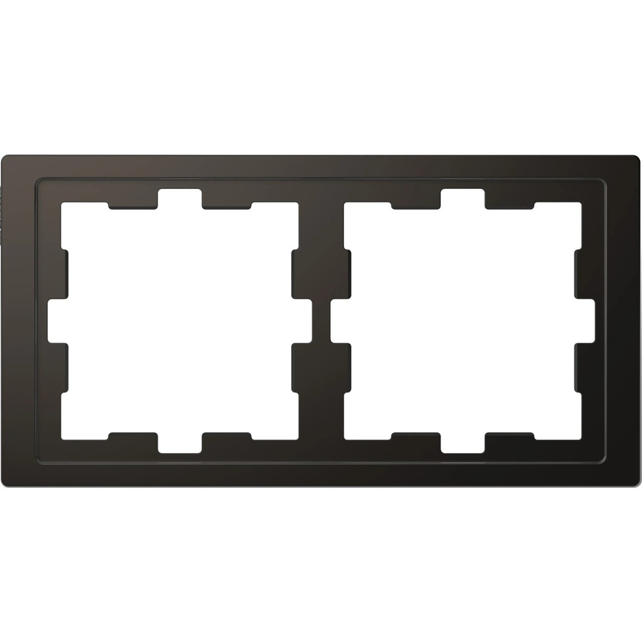 Merten D-Life Rahmen 2-fach Abdeckung System Design Anthrazit - Bild 3