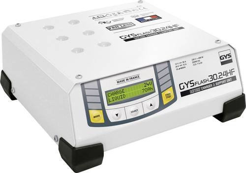 GYSFLASH 30.24 HF 029231 Automatikladegerät für 6 V, 12 V und 24 V mit 30 A in Weiß - Bild 1