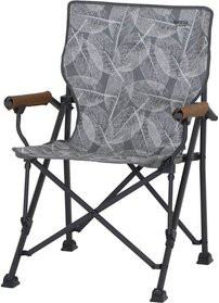 SIENA GARDEN Camping-Stuhl Natura mit Alugestell und UV-beständigem Polyester in Grau - Bild 1