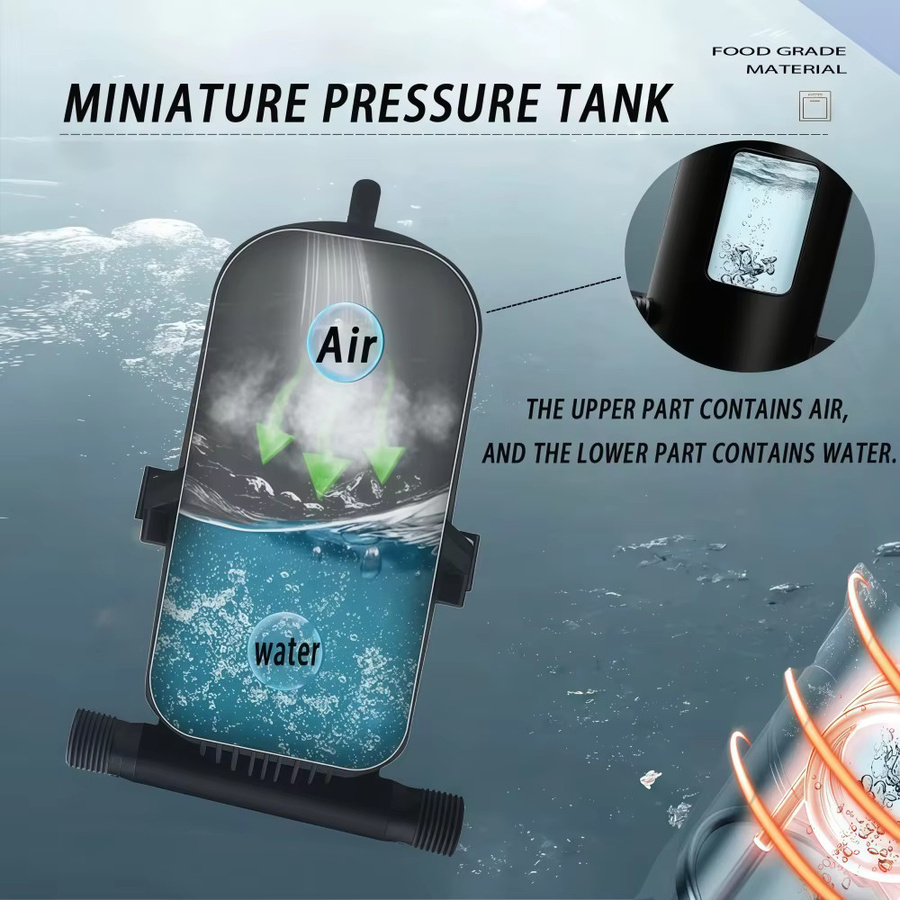 xmshxltd Miniatur-Wasserpumpen-Drucktank mit konstantem Druck, 0,75 l oder 1 l, 125 PSI/8,6 bar - Bild 4