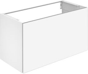 Keuco Waschtischunterschrank X-Line in Weiß Hochglanz mit Soft-Close-Türen und internen Schubladen, B/H/T: 100 x 60,5 x 49 cm - Bild 1