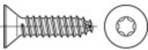 TOOLCRAFT Senkblechschrauben T-Profil DIN 7982 mit Innensechskant, Durchmesser: 4,2 mm, Länge: 22 mm, Stahl galvanisch verzinkt, Silber, 500 Stück - Bild 1
