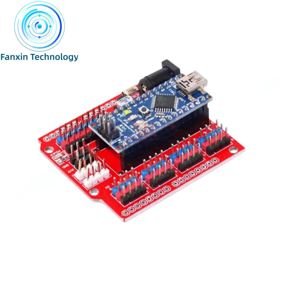 Nano IO Shield V3.0 Controller Terminal Adapter Expansion Board für Arduino UNO AVR ATMEGA328P in Blau - Bild 2