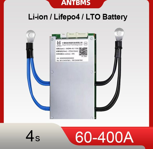 ANT BMS Smart 4S BMS mit Bluetooth und App Steuerung für Li-Ion und LiFePO4 Akkus (Common Port) - Bild 1
