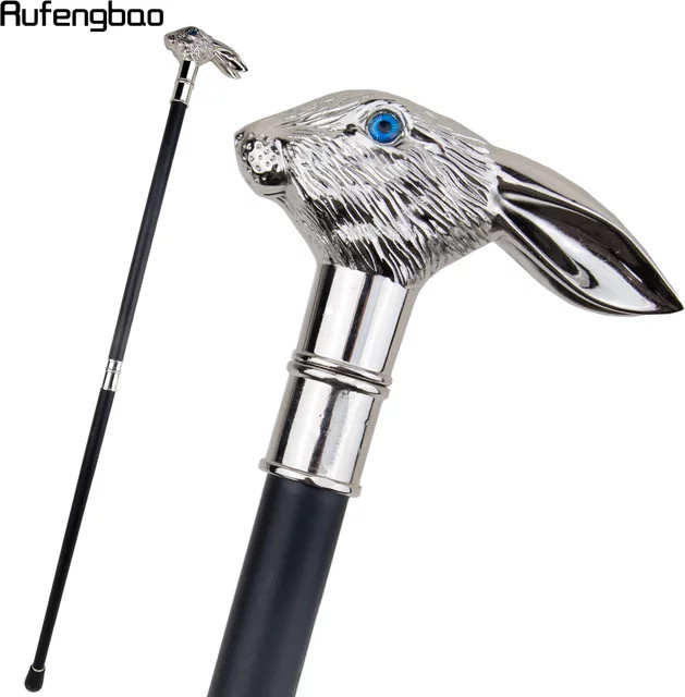 Rufengbao Weißer Hasen-Gehstock, Tiere, Metall - Bild 1