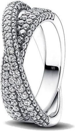 Ring 925 Silber, Zirkonia, Damen, Herz Gänseblümchen Sterne - Bild 1