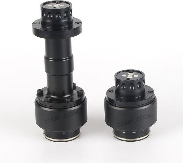 MOZA SIM Racing Lenkrad Verlängerungsstange für R3 R5 R9 R12 R16 Serie in Schwarz - Bild 1