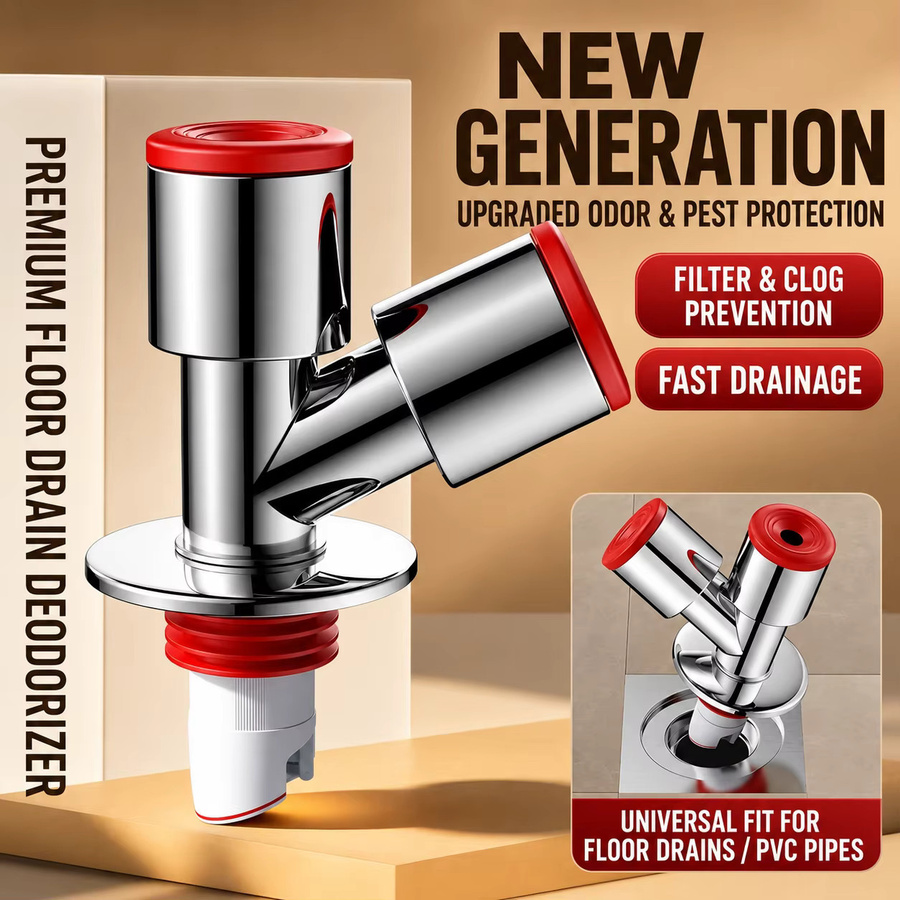 LITERE SANITARY WARE Waschmaschinen-Abfluss-T-Stück mit Geruchssperre und Rückflussverhinderer aus PVC in Silber - Bild 5