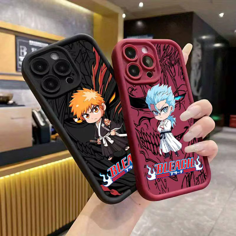 Silikon Handyhülle mit BLEACH Cartoon-Charakter für Apple iPhone 11 bis iPhone 17 Pro Max, Mehrfarbig - Bild 1