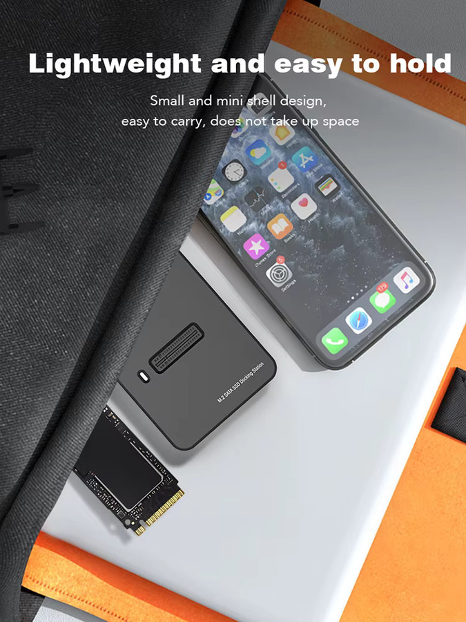 M.2 NVMe externes SSD-Festplattengehäuse mit 10G Lese- und Schreibgeschwindigkeit als M.2 SSD-Dockingstation - Bild 4