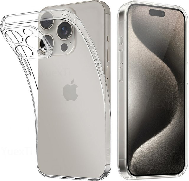 Transparente Silikon Handyhülle für Apple iPhone Modelle mit weichem Material - Bild 1