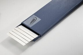 Helios-Preisser Unterlagsfolien aus rostfreiem Edelstahl, VPE 5 Stück, Breite: 100 mm, Länge: 500 mm, Stärke: 0,80 mm - Bild 1