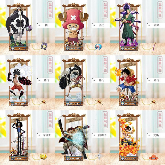 Bandai Anime Surrounding Pirate King Metall-Lesezeichen, Anime-Muster - Bild 1