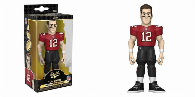 Funko Gold NFL Tom Brady, Einzelfigur, 13 cm - Bild 1