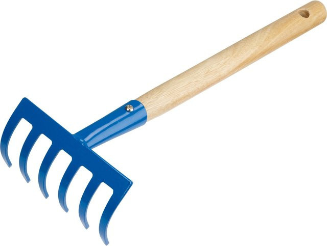 Hand-Rechen aus Stahl und Holz - Bild 1