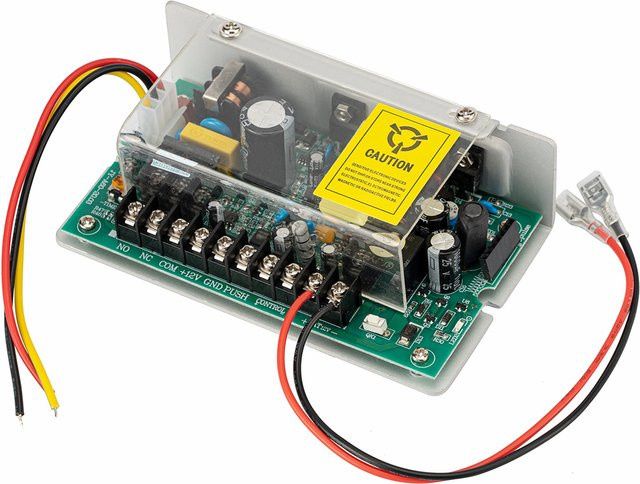 Asia-Teco Schaltnetzteil für Türzugangskontrollsysteme, DC 12 V, 5 A, 50 W, AC 110–240 V - Bild 1
