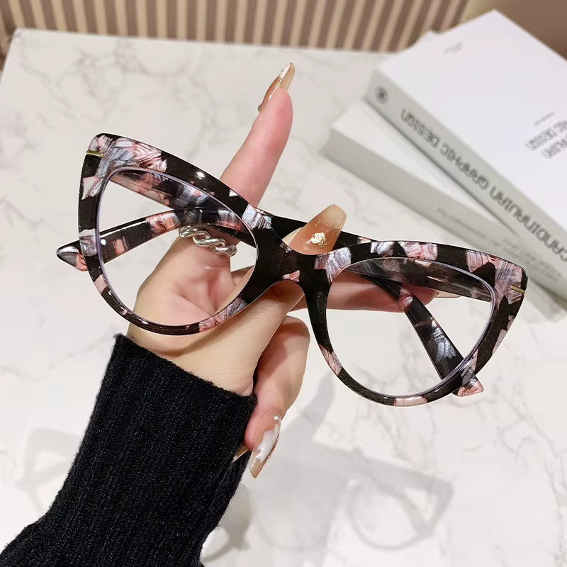 Lesebrille Cat-Eye, Vollrand, Multicolor, Damen - Bild 2