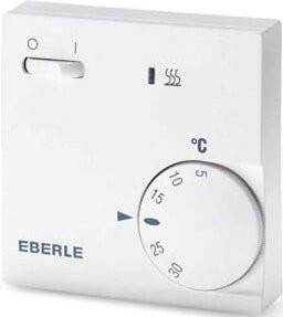 Eberle Controls Temperaturregler RTR-E 6202rw in Weiß für die Aufputzmontage - Bild 1