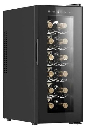 Cecotec 1250 Thermoelektrischer Weinkühler, freistehend, 12 Flaschen, Schwarz