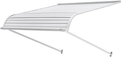 VEVOR Aluminium Fenstermarkise als Türvordach und Sonnenschutz, B/H/T: 101,6 x 106,6 x 51 cm - Bild 1