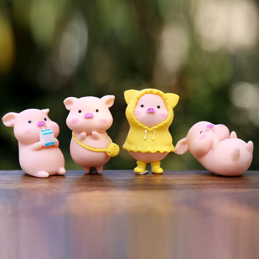 mobokono Schweine-Figuren, Mini-Figurinen, 25-teiliges Set - Bild 5
