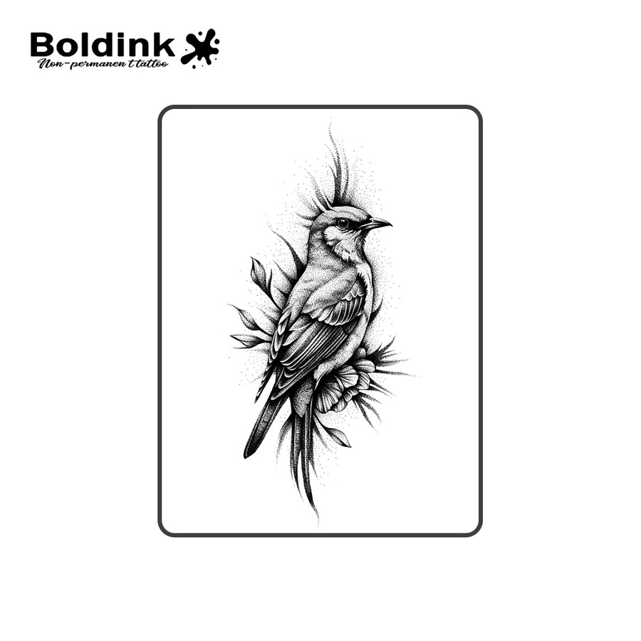 BOLDINK Tattoo-Aufkleber Schwarz-grau, Unisex - Bild 2