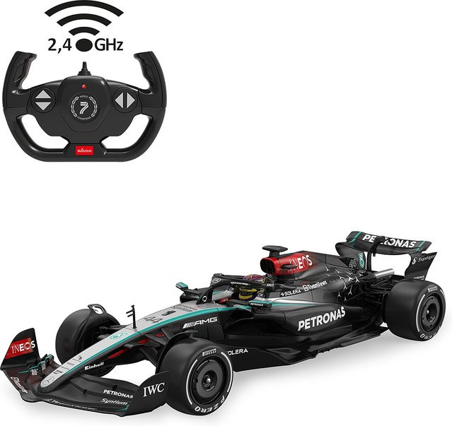 JAMARA Mercedes-AMG F1 W15 E Performance RC Auto 1:12 schwarz - Bild 1