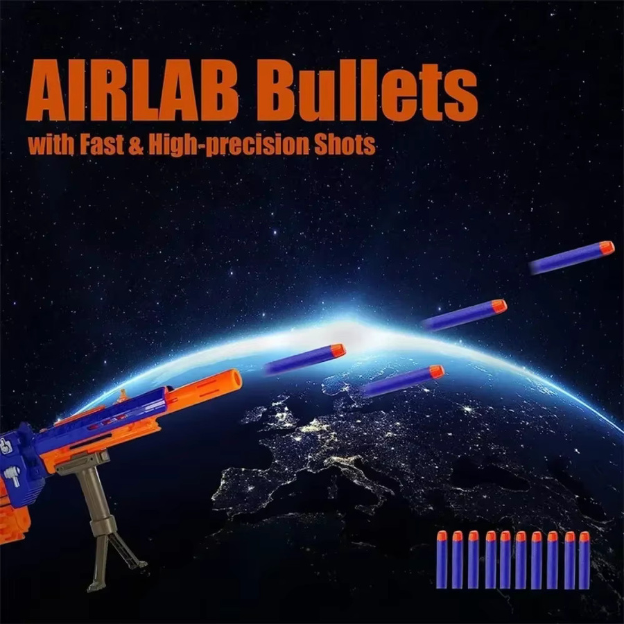 Nerf N-Strike Elite Blasters Munition, 50 Stück, blaue Ein-Loch-Darts-Nachfüllschaumkugeln - Bild 5