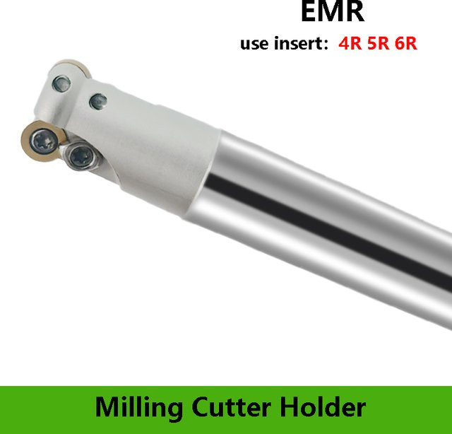 LIHAOPING Rundhalsfräser Halter EMR EMRW 4R 5R 6R für CNC-Maschinen mit Hartmetalleinsätzen RPMT RPMW in Silber - Bild 1