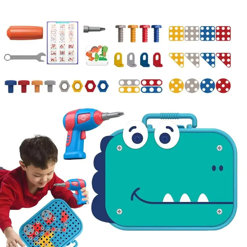 Kmoist DIY Mutter Hand Demontage Montage Puzzle, Lernspielzeug, Bunt / Mehrfarbig - Bild 2
