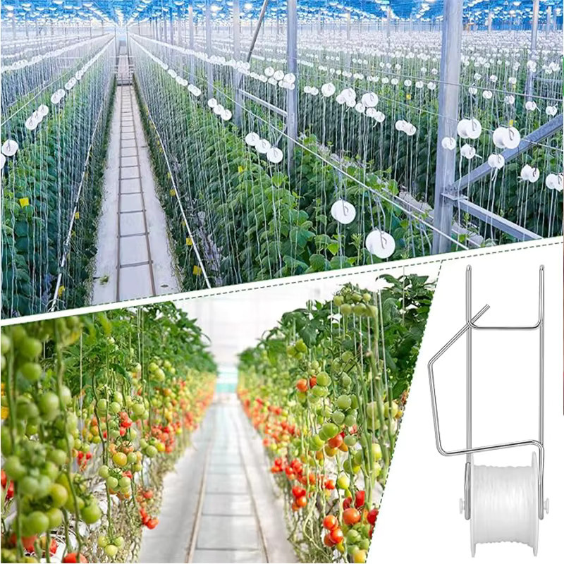 10er Set Gartenpflanzen-Rollhaken als Stützhaken-Set für Tomaten, Auberginen, Wassermelonen und Paprika - Bild 5