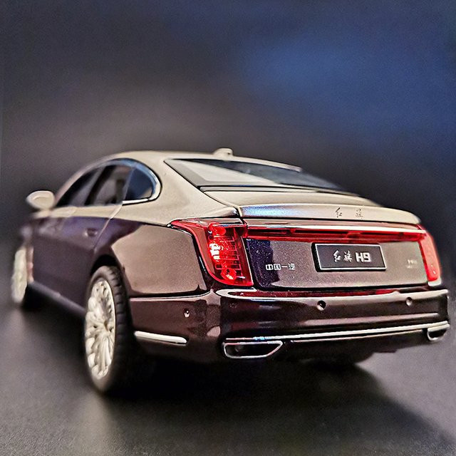 Hong Qi H9 Legierung Auto Modell Diecast mit Sound und Licht 1/24 - Bild 1