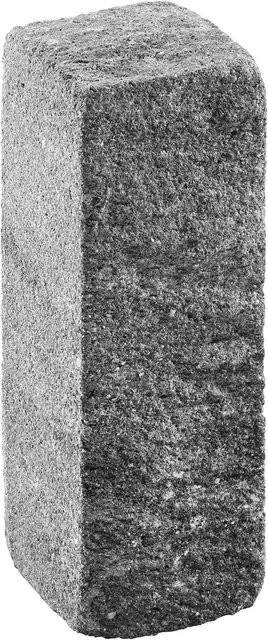 Diephaus Mauerstein Maximo Nola in Weiß-Schwarz-Grau aus Beton B/H/T: 30 x 10 x 10 cm - Bild 1