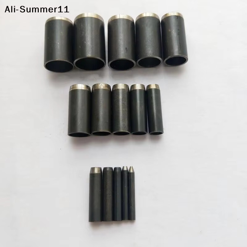 NM1 Rundlochstanzer Set aus Stahl in Silber mit 15 Größen von 1 bis 15 mm und Aufbewahrungsbox für Lederhandwerk - Bild 3
